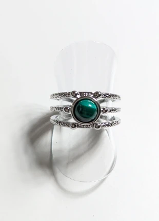 Bague ajustable - Malachite, marke: #minerauxaure37, zustand: Sehr gut, größe: Größenverstellbar, 10,00 €, 11,20 € inklusive Vinted-Käuferschutz