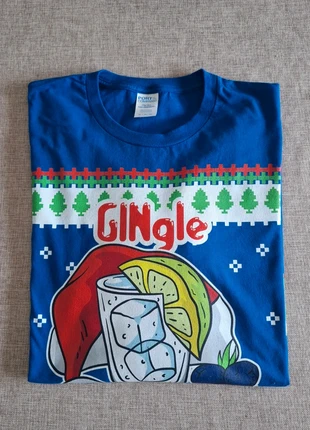 Maglietta manica lunga natalizia, brand: Port & Company, condizioni: Nuovo con cartellino, taglia: XL, €15.00, €16.45 include la Protezione acquisti