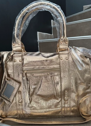 Sac fourre-tout XL doré irisé idéal pour les cours, marque: Boutique indépendante, état: Très bon état, 44,95 €, 47,90 € Protection acheteurs (Pro) incluse