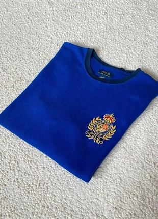 Pull Ralph Lauren en maille nid d’abeille | bleu logo écusson brodé | L homme, marque: Ralph Lauren, état: Très bon état, taille: L, 33,00 €, 35,35 € Protection acheteurs incluse