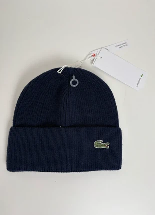 Bonnet beanie Lacoste - Couleur bleu nuit - Taille unique, marque: Lacoste, état: Neuf sans étiquette, taille: Taille unique, 30,00 €, 32,20 € Protection acheteurs incluse