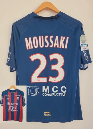 Maillot SM Caen Football Club Sport Moussaki 23, marque: Umbro, état: Très bon état, taille: L, 20,00 €, 21,70 € Protection acheteurs (Pro) incluse