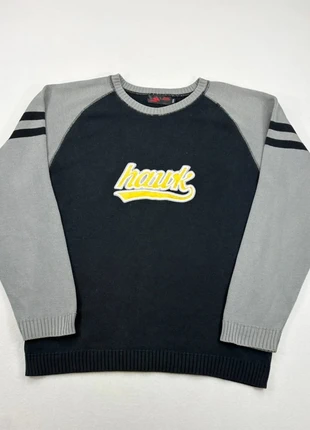 Sweat col rond vintage bicolore Hawk Brand Apparel logo brodé - Taille XL, marque: Vintage Dressing, état: Très bon état, taille: XL, 29,90 €, 32,10 € Protection acheteurs (Pro) incluse