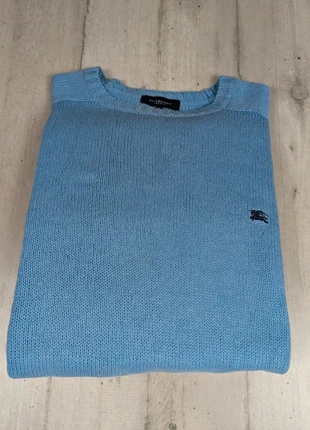 Pull Burberry | Bleu clair | Taille 6 (L) |Col rond | Très bon état, marca: Burberry, estado: Muy bueno, tamaño: L, 35,00 €, 37,45 € Protección al comprador incluida