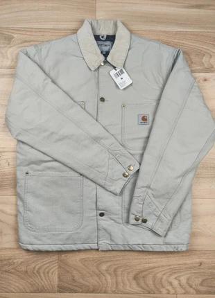 Veste/manteau en jean, Carhartt WIP OG Chore Coat, gris très clair, taille M homme, brand: Carhartt, condizioni: Nuovo con cartellino, taglia: M, €89.00, €94.15 include la Protezione acquisti