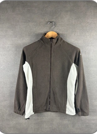 Veste polaire Columbia Sportswear marron et beige zippée – femme taille S, merk: Columbia, staat: Heel goed, maat: S / 36 / 8, € 19,00, € 20,65 inclusief Kopersbescherming Pro