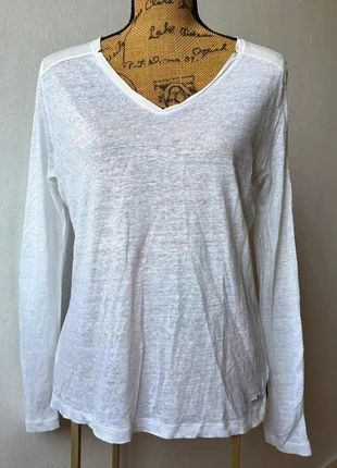 Pull blanc basic Tommy Hilfiger taille L - Bon état, marque: Tommy Hilfiger, état: Bon état, taille: L / 40 / 12, 9,00 €, 10,15 € Protection acheteurs incluse