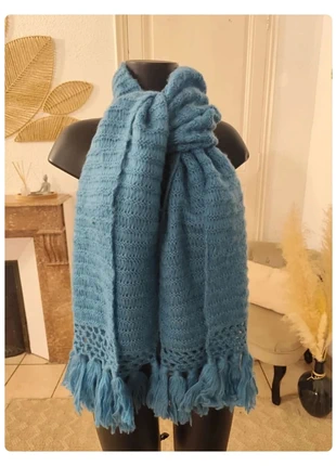 🧣A°53🧣: Écharpe faite main, brand: LAINE, condition: Very good, €6.00, €7.00 includes Buyer Protection