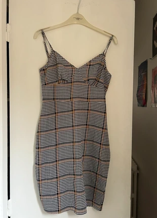 Robe moulante à carreau Shein taille S, marque: Shein, état: Très bon état, taille: S / 36 / 8, 4,00 €, 4,90 € Protection acheteurs incluse