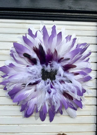 Juju hat violet & blanc “Purple Butterfly, marque: Fait Main, état: Comme neuf, 48,00 €, 51,10 € Protection acheteurs incluse