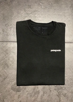 Tee-shirt Patagonia Homme Responsabili-tee Organic M's I Noir Logo imprimé I Taille M, marke: Patagonia, zustand: Sehr gut, größe: M, 19,90 €, 21,60 € inklusive Vinted-Käuferschutz
