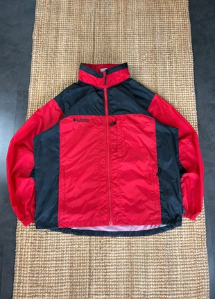 Veste Coupe-vent Imperméable Rouge et Noire Columbia Sportswear Packable Men’s Taille L, brand: Columbia, condition: Very good, size: L, €40.00, €42.70 includes Buyer Protection Pro