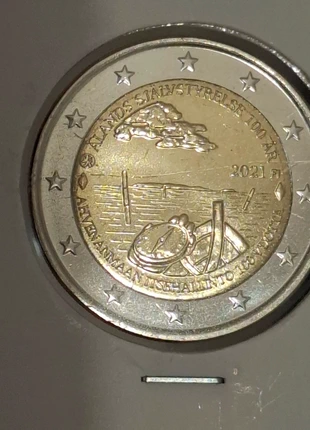 2 euro Finlande 2021,100 anniversaire de l'autonomie des îles Finlande, état: Neuf avec étiquette, 11,00 €, 12,25 € Protection acheteurs incluse