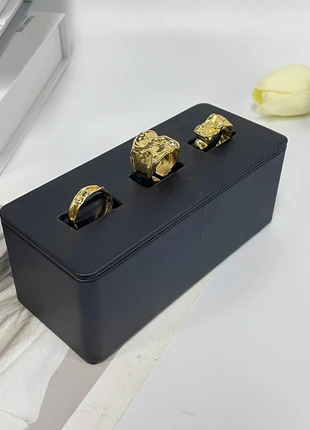 Set di anelli aperti irregolari in oro da 3 pezzi, zustand: Neu, mit Etikett, größe: Größenverstellbar, 1,90 €, 2,70 € inklusive Vinted-Käuferschutz