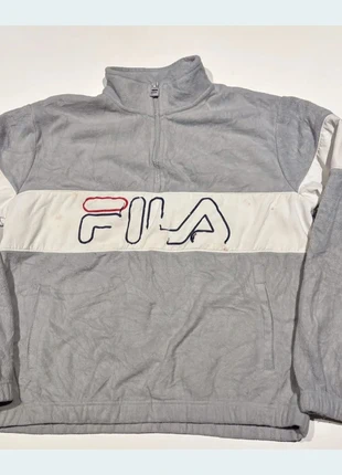 Pull sweat Fila polaire avec poche vintage gris - Taille M, brand: FILA, condition: Satisfactory, size: M, €7.50, €8.58 includes Buyer Protection