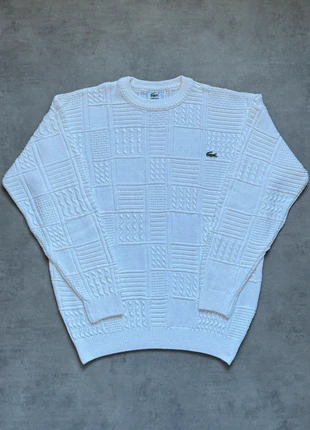 Magnifique Sweat / Pull Lacoste semi Torsadé Vintage Blanc Size M Crewneck en Maille Rare, marque: Lacoste, état: Neuf sans étiquette, taille: M, 75,00 €, 79,45 € Protection acheteurs incluse
