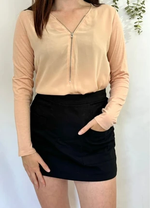 Blouse saumon avec fermeture The Kooples taille XS, brand: The Kooples, condition: Very good, size: XS / 34 / 6, €20.00, €21.70 includes Buyer Protection Pro