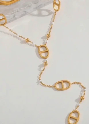 Collier en acier inoxydable doré, marque: Tendance, état: Neuf sans étiquette, 12,50 €, 13,83 € Protection acheteurs (Pro) incluse