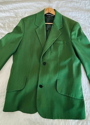 Groene blazer Jacquemus Les Sculpture, merk: Jacquemus, staat: Heel goed, maat: XXL / 44 / 16, € 475,00, € 499,45 inclusief Kopersbescherming
