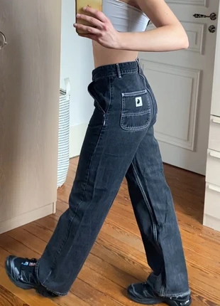 Jean carhartt noir large oversize, marca: Carhartt, estado: Muito bom, tamanho: XS / 34 / 6, €40.00, €42.70 inclui Proteção do Comprador