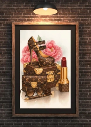 Affiche / Poster – Luxe Féminin – Format A3 (29,7 x 42 cm), marque: Inconnu, état: Très bon état, 10,00 €, 11,20 € Protection acheteurs (Pro) incluse