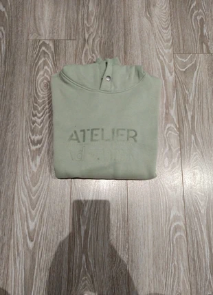 Pull vert atelier denim, marque: Atelier, état: Bon état, taille: S, 5,00 €, 5,95 € Protection acheteurs incluse