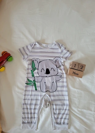 Pyjama grenouillère été vacances d'hiver, marca: Shein, estado: Muito bom, tamanho: 12-18 meses / 80 cm, €2.00, €2.80 inclui Proteção do Comprador