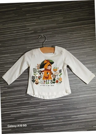 pull blanc léger motif parapluie 6 mois, merk: Bóboli, staat: Nieuw met prijskaartje, maat: 6-9 maanden / 68 cm, € 9,00, € 10,15 inclusief Kopersbescherming