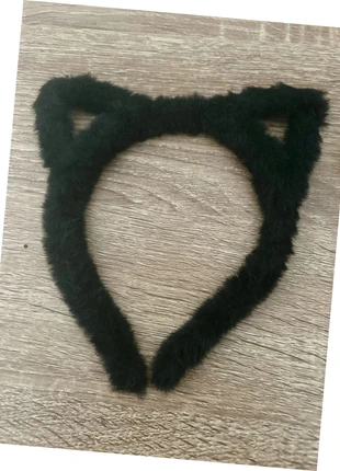 Serre-tête bandeau cheveux noir oreilles de chat peluche, marque: Boutique privée, état: Très bon état, 2,50 €, 3,33 € Protection acheteurs incluse