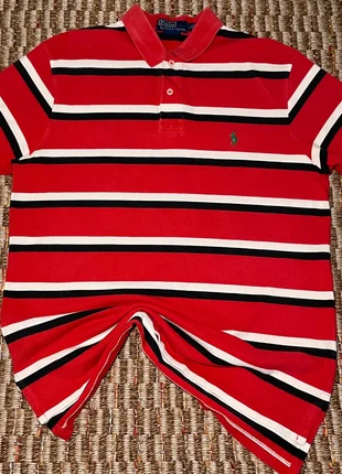 Polo Ralph Lauren rayé rouge taille L, marque: Ralph Lauren, état: Très bon état, taille: L, 28,00 €, 30,10 € Protection acheteurs incluse