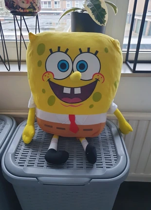 Grote spongebob knuffel, merk: SpongeBob SquarePants, staat: Goed, maat: Universeel, € 6,00, € 7,00 inclusief Kopersbescherming