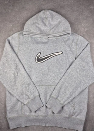 Sweat à capuche Vintage brodé Nike Gris Taille XL, brand: Nike, condizioni: Ottime, taglia: XL, €35.00, €37.45 include la Protezione acquisti