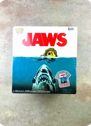Figurine POP Shark + Tee-shirt taille M – Neuf sous blister Noël, marca: POP, estado: Novo com etiquetas, €17.00, €18.55 inclui Proteção do Comprador