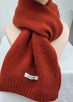 Unisex Tangerine 100% Wool Long Warm Knitted Scarf, condition: New without tags, £15.99, £17.49 includes Buyer Protection Pro