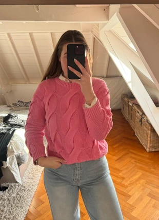 Ralph Lauren kabeltrui L roze – chique gehaakte trui, elegante knitted sweater, marque: Ralph Lauren, état: Très bon état, taille: L / 40 / 12, 59,95 €, 63,65 € Protection acheteurs incluse