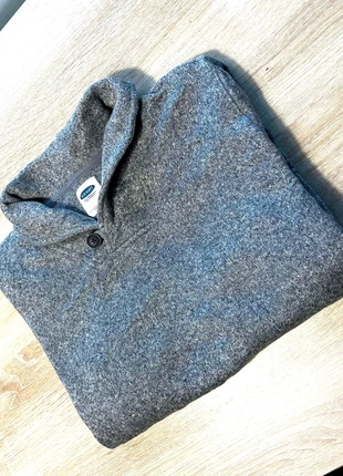 Pull Old Navy gris col boutonné – Old Navy grey button-neck sweater, marque: Old Navy, état: Neuf sans étiquette, taille: XL, 25,00 €, 26,95 € Protection acheteurs incluse