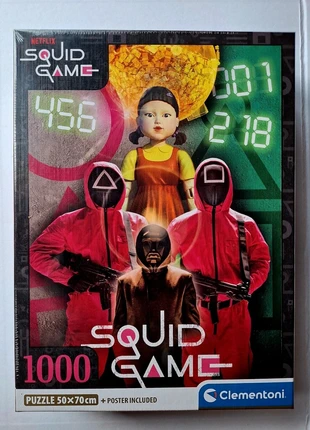 Puzzle 1000 pièces Squid Game Serie Netflix Clementoni Neuf Scellé, brand: Clementoni, condition: New with tags, €14.90, €16.35 includes Buyer Protection Pro