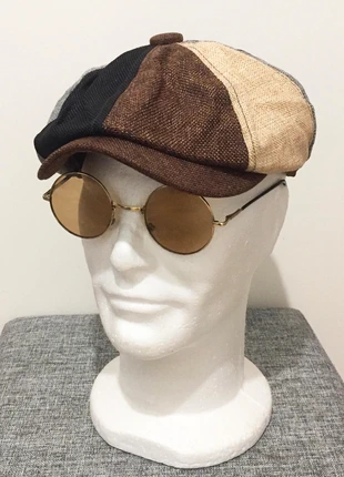Jolie Beret Motif Carreaux Homme Style Peaky Blinder Gavroche (60), marque: BestOriginal, état: Neuf sans étiquette, taille: 60, 20,00 €, 21,70 € Protection acheteurs incluse