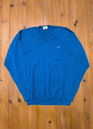 Pull Col v – Lacoste – Logo brodé - Homme - Laine - Bleu foncé - Taille XXL, brand: Lacoste, condition: Satisfactory, size: XXL, €14.99, €16.44 includes Buyer Protection