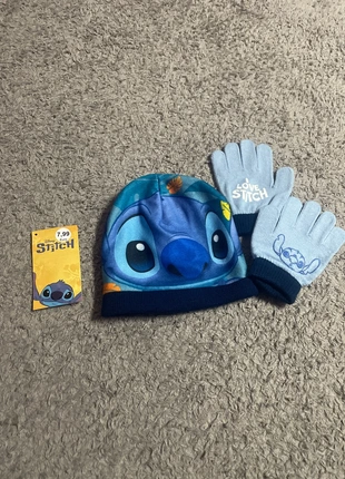 Stitch, Mütze mit Handschuhen, blau, Größe 51/54 cm, brand: Disney, condizioni: Nuovo con cartellino, taglia: 2-3 anni, 51 cm, €7.00, €8.05 include la Protezione acquisti