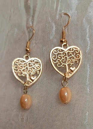 🎁 Orecchini a cuore con perla rosa, marque: fatto a mano, état: Neuf sans étiquette, 3,99 €, 4,89 € Protection acheteurs incluse