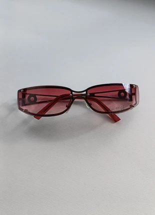 Gafas rare fashion diseño futurista y vanguardista fucsia/rojo, marque: y2k, état: Neuf sans étiquette, 10,00 €, 11,20 € Protection acheteurs incluse