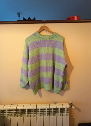 Jersey rayas pastel, marca: Vintage Dressing, estado: Muito bom, tamanho: M / 38 / 10, €10.00, €11.20 inclui Proteção do Comprador