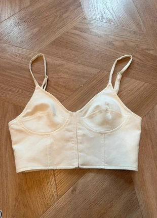 Zara corset style crop top size XS, merk: Zara, staat: Nieuw zonder prijskaartje, maat: XS / 34 / 6, € 4,00, € 4,90 inclusief Kopersbescherming