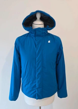 Manteau parka fourré polaire imperméable K-way Jack ripstop marmotta bleu taille S mixte 🔥, merk: K-Way, staat: Heel goed, maat: S, € 139,00, € 146,65 inclusief Kopersbescherming Pro