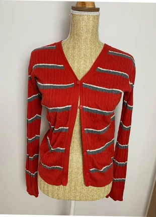 Pull Cardigan Tommy Hilfiger Rouge - Taille M - Pima Cotton, brand: Tommy Hilfiger, condition: Very good, size: M / 38 / 10, €12.00, €13.30 includes Buyer Protection Pro