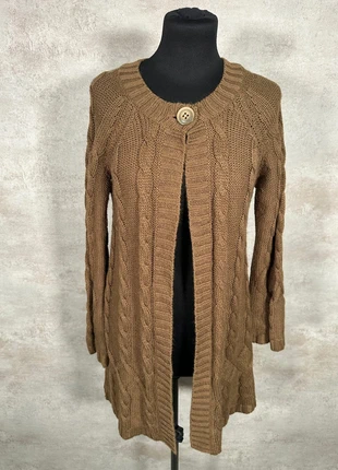 Cardigan Maille Torsadée Cable Knit Vintage Hannah marron clair texture taille S, marca: Vintage Dressing, estado: Muy bueno, tamaño: S / 36 / 8, 15,00 €, 16,45 € Protección al comprador Pro incluida