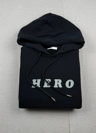 Sweat Pull à capuche Sandro "Hero" noir logo blanc | Taille M, marque: Sandro, état: Très bon état, taille: M, 60,00 €, 63,70 € Protection acheteurs (Pro) incluse