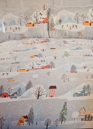 Duvet cover set King Winter Town Christmas bedding, brand: RAPPORT, condition: New with tags, size: King, £19.99, £21.69 includes Buyer Protection Pro