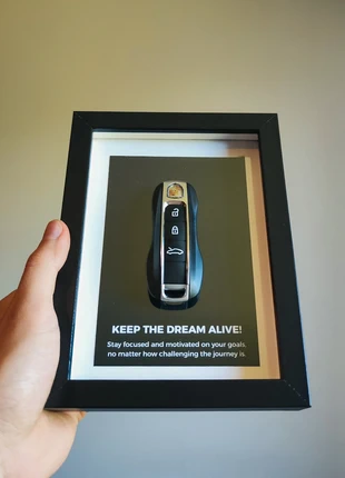 Motivational Porsche Key Frame, estado: Novo com etiquetas, €69.99, €74.19 inclui Proteção do Comprador